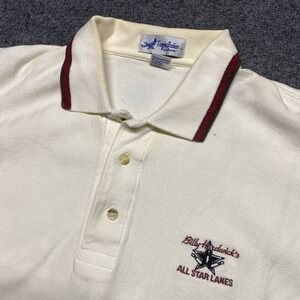 VTG Billy Hardwick's Bowling Alley Polo Shirt Memphis Men's Sz XL READ